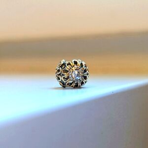 Pandora Sterling silver Charm with Rhinestones